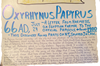 oxyrhynchus papyri