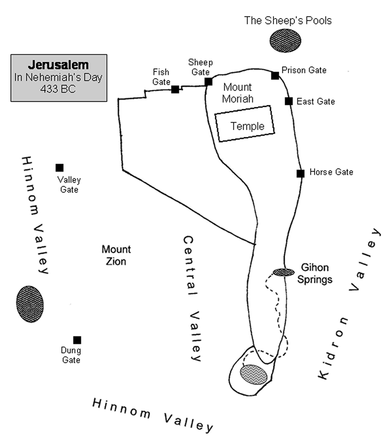Jerusalem of Nehemiah, 433 BC