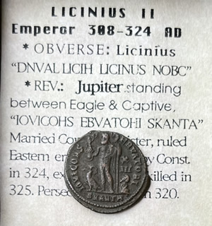 308 AD - Licinius Emperor 308-324, Eastern Empire