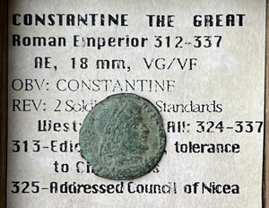 312 AD - Constantine the Great coin obverse