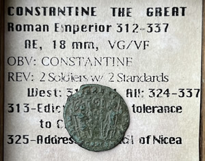 312 AD - Constantine coin reverse