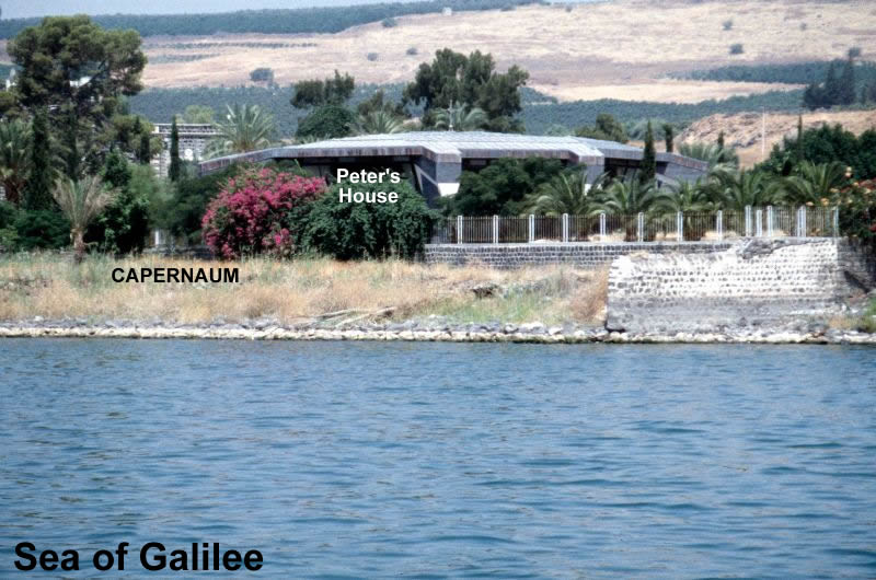Sea of Galilee from Capernaum