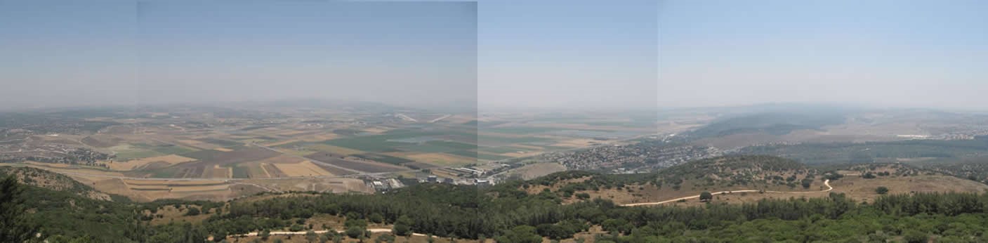 Jezreel Valley seen from Mount Carmel