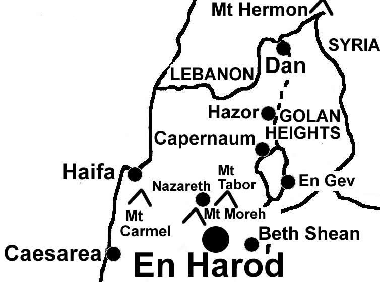 En Harod, the Spring of Gideon