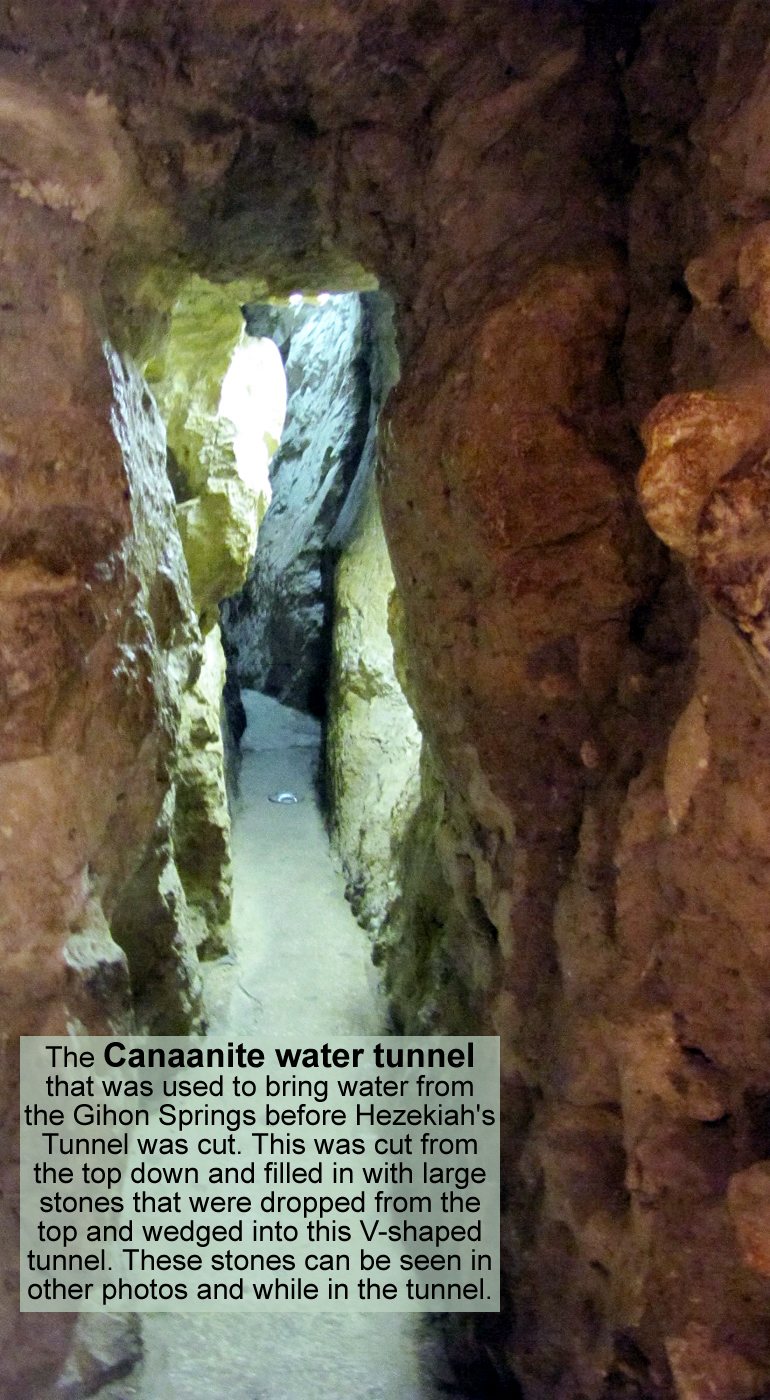 Canaanite Tunnel used 19000-700 BC