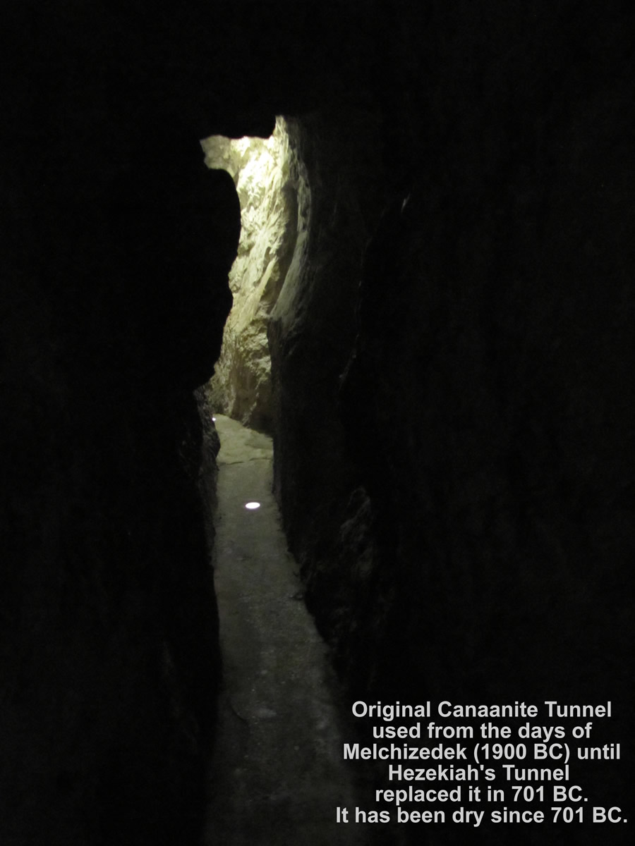 Dry Canaanite Tunnel