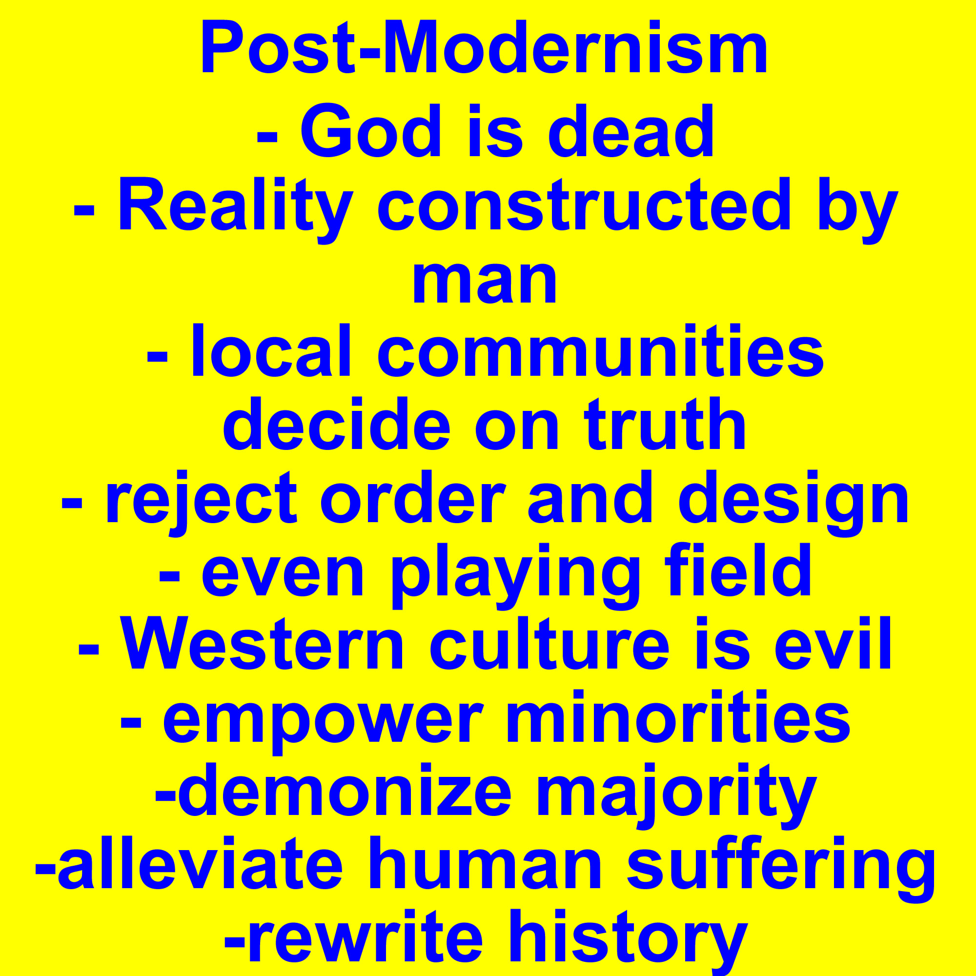 postmodern