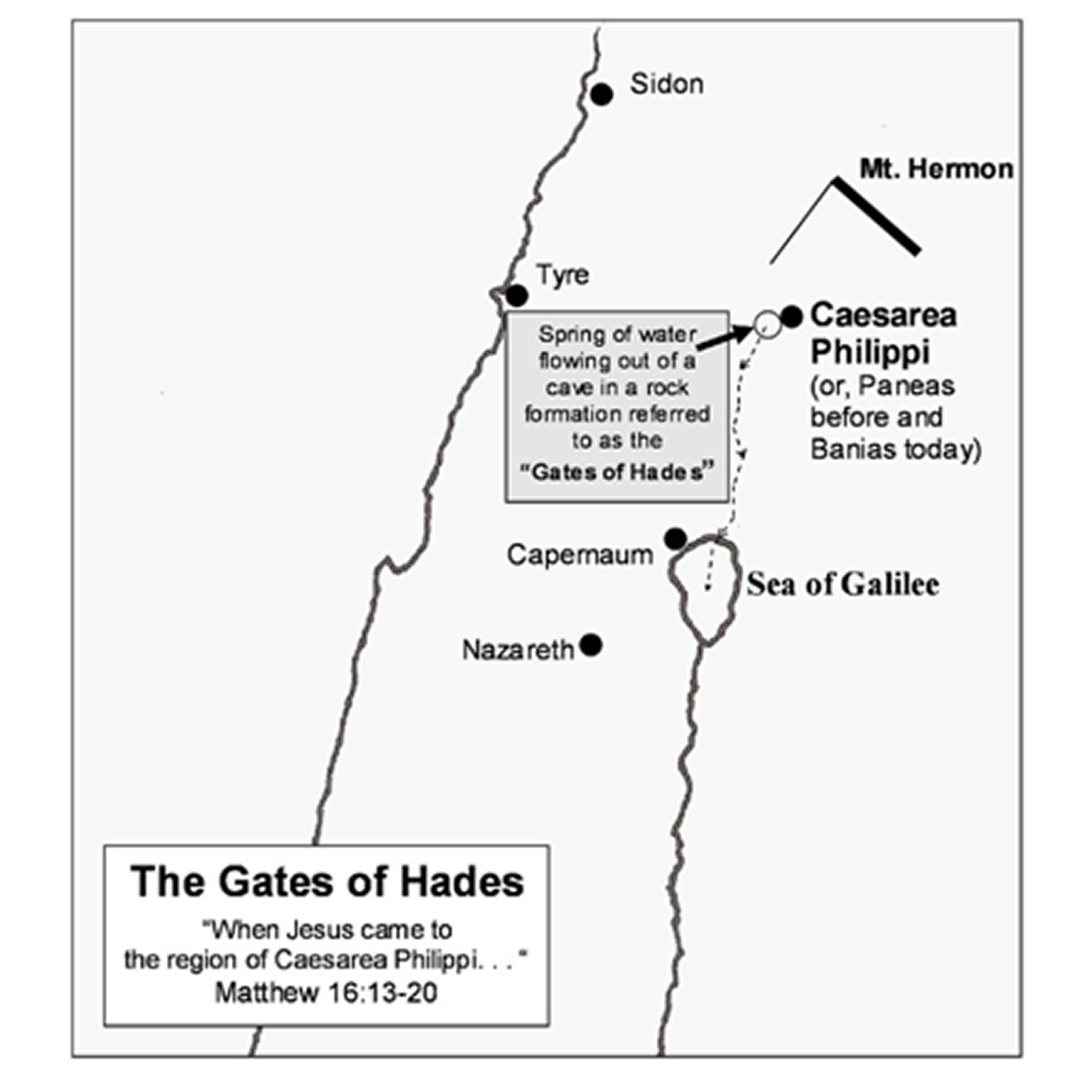049 Map Caesarea Philippi