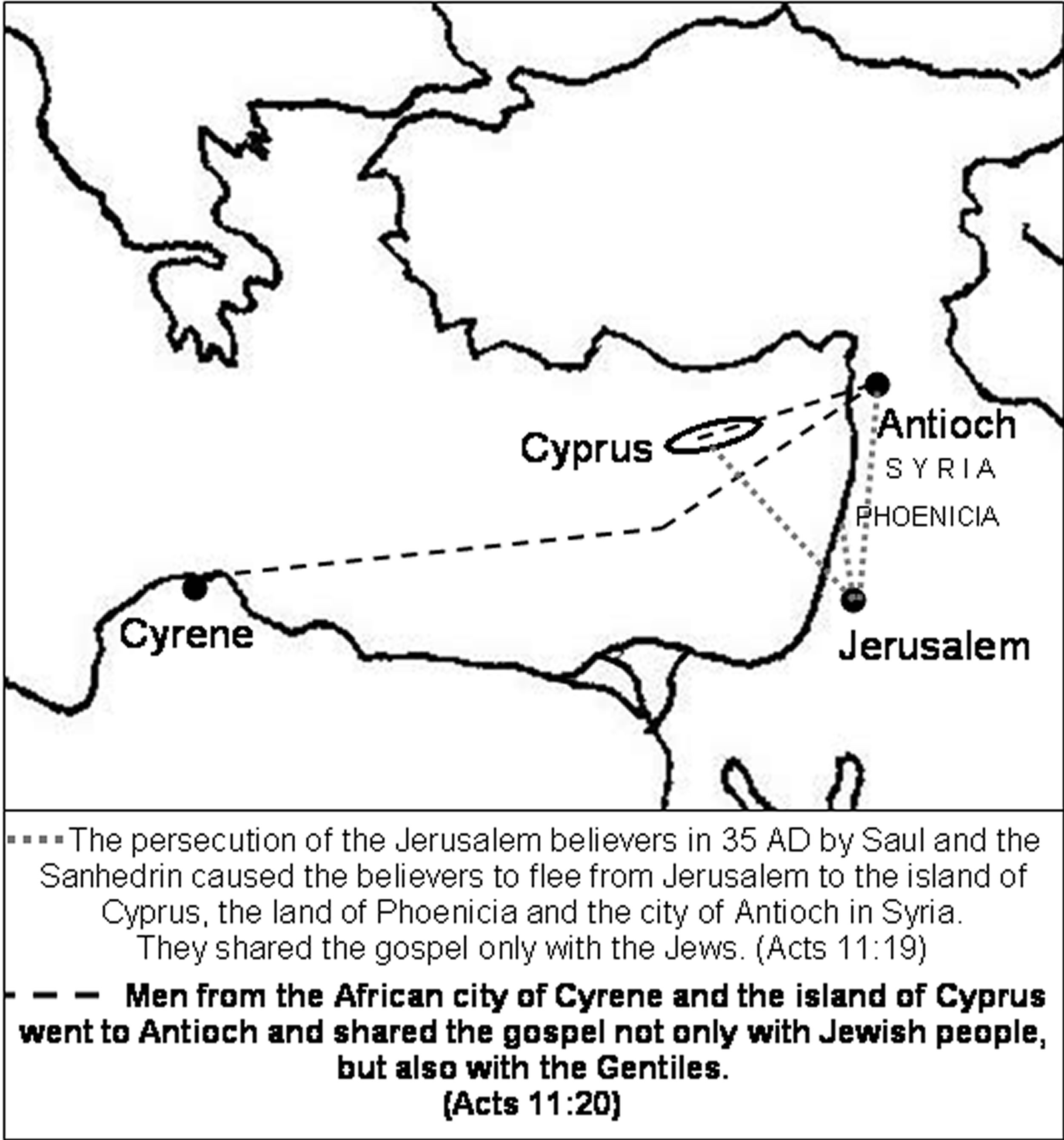 102 Mediterranean Sea Cyrene to Antioch