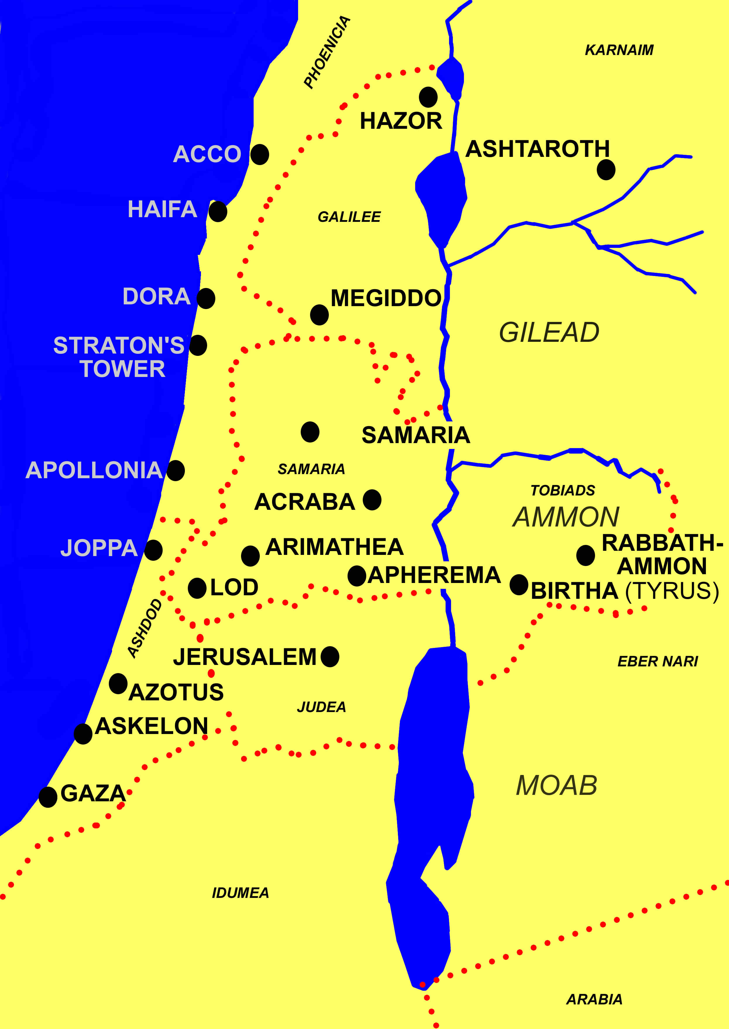 254E Persian Satraps and Cities around Jerusalem Judea Provinces