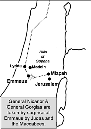 Maccabees vs Nicanor, the Syrian General