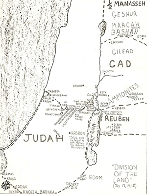 	Joshua 13, 14, 15  Divisions of the Land