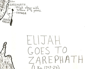 1 Kings 17:7-24  Elijah Goes to Zarephath