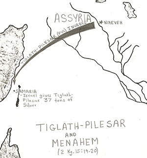 2 Kings 15:19-20  Tiglath-Pilesar and Menahem