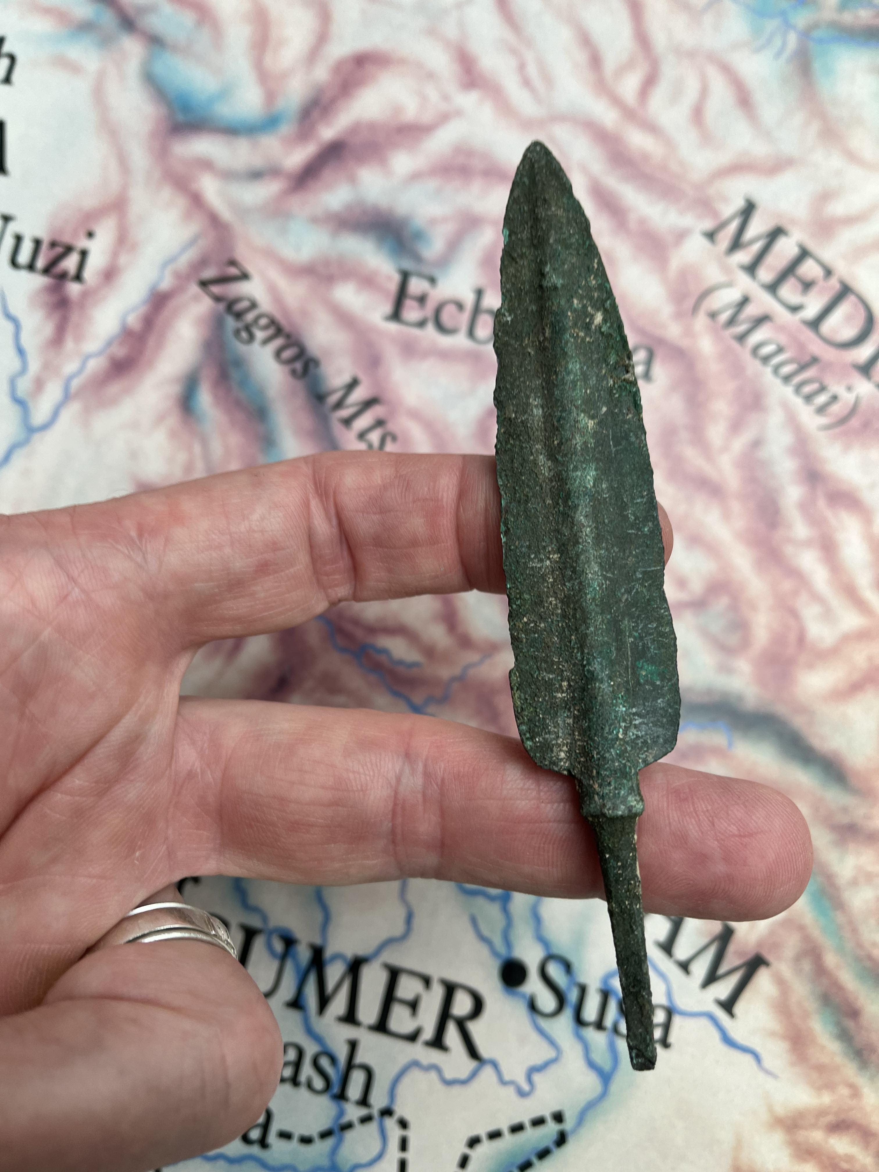 1200 800 BC Bronze Arrow Points 7 side two
