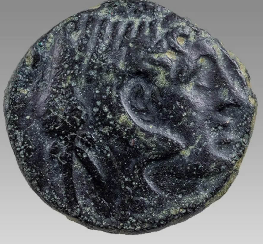 Ptolemy I 305 BC bronze Head of Alexander