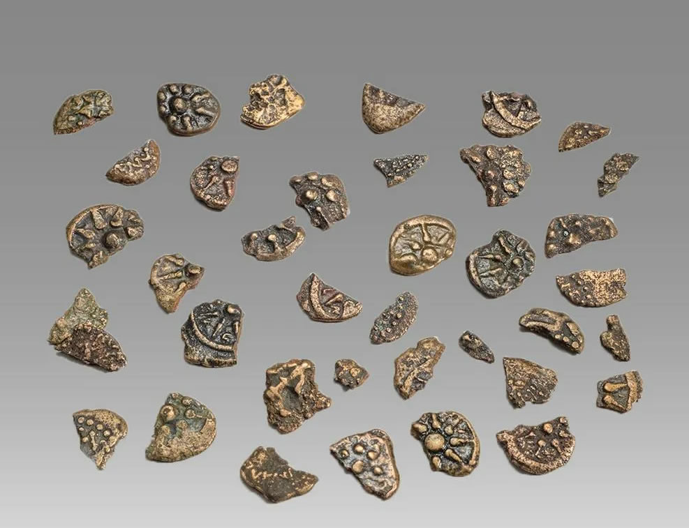 Widows Mites 35 fragments 50BC 100AD